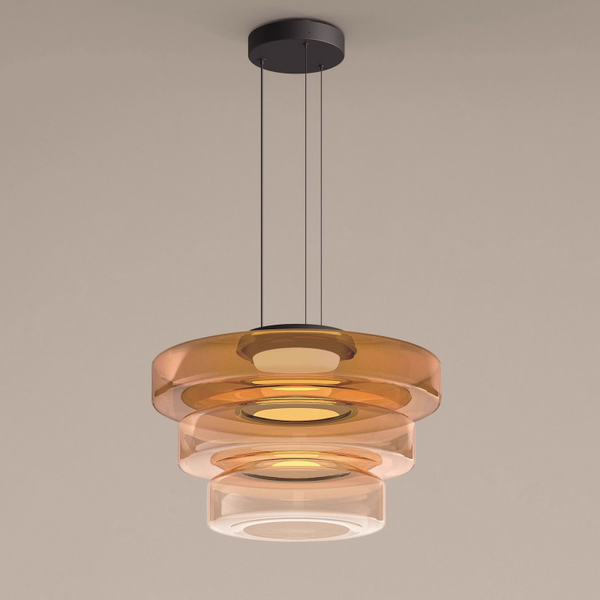 Glass Pendant Lighting In Bauhaus Style